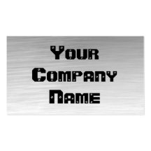 Metal Look Business Cards