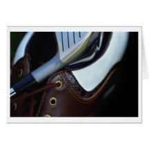 metal meets leather greeting card