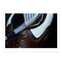 metal meets leather post card