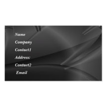 metal - reflection business card