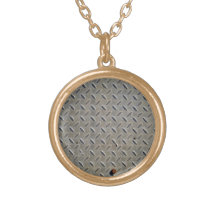 Metal Tread Texture Custom Necklace