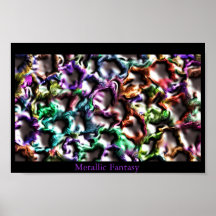 Metallic Fantasy Posters