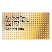 Metallic Gold Business Cards