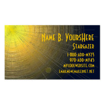 Metallic Sun Business Card