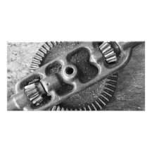 Metallic tool picture card