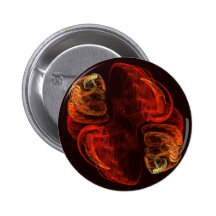 Metamorphosis Abstract Art Button (round)