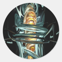 Metamorphosis Abstract Sticker