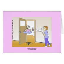 Metaphysics Lab Classic Cartoon Greeting Card