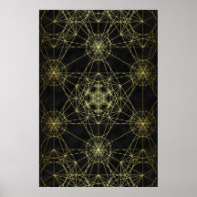 Metatron's Cube Network Poster