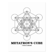 Metatron's Cube (Sacred Geometry) Postcard