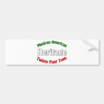 Mexican American Heritage Bumper Stickers