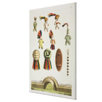 Mexican Arms (colour litho) canvas prints