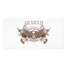 Mexican Badass Photo Card