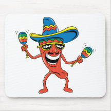 Mexican Chilli Pepper Mousemats