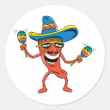 Mexican Chilli Pepper Stickers