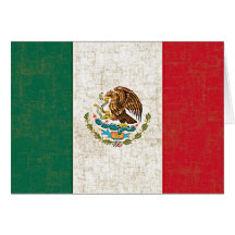 MEXICAN FLAG Card