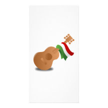 Mexican Guitar Photo Card