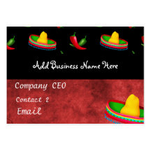 MEXICAN RESTAURANT Business Card