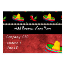 MEXICAN RESTAURANT Business Card
