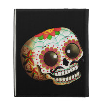 Mexican Sugar Skull iPad Folio Cases