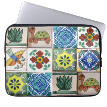 Mexican Talavera Laptop Case Computer Sleeve