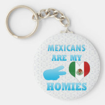 Mexicans are my Homies Key Chains