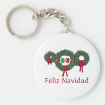 Mexico Christmas 2 Key Chains