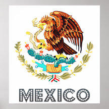 Mexico Coat of Arms Posters