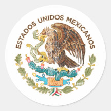Mexico - Seal of the estados unidos mexicanos Stickers