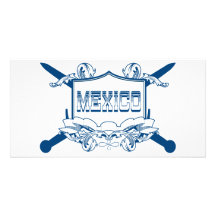 Mexico Swords Personalized Photo Card
