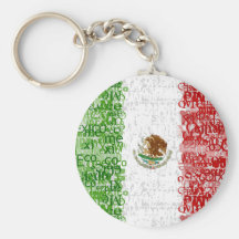 Mexico Textual Keychain