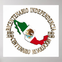 Mexico's Bicentennial & Centennial Celebration Posters
