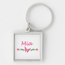 Mia (Pink Butterfly) Key Chains