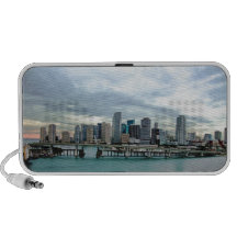 Miami FL Waterfront Skyline PC Speakers
