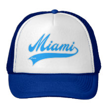 miami florida mesh hat