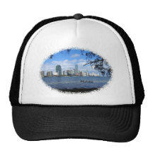 Miami Skyline Trucker Hat