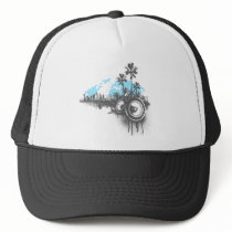 Miami Sound - DJ Speaker Disc Jockey Music hats