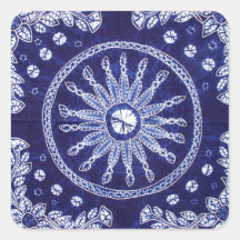 Miao Indigo Tie-Dye #4 Stickers