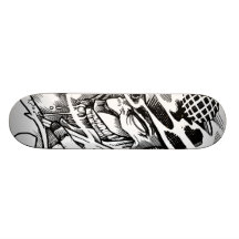 Mic Writer Emmcee Deck Custom Skateboard
