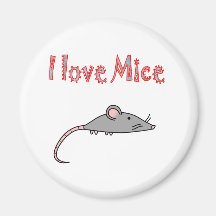 Mice Refrigerator Magnet