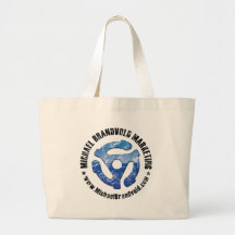 Michael Brandvold Marketing Distressed Logo Canvas Bag