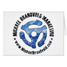 Michael Brandvold Marketing Distressed Logo Greeting Cards