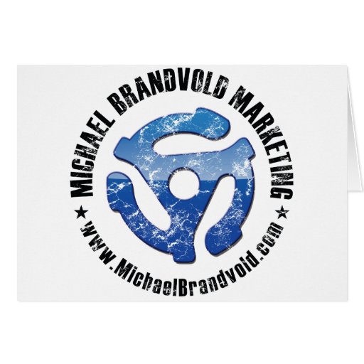 Michael Brandvold Marketing Distressed Logo Greeting Cards