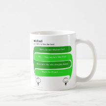 michael coffee mug