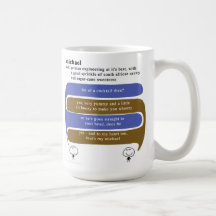 michael coffee mugs