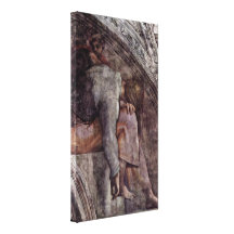 Michelangelo Buonarroti - Ancestor of Christ Canvas Print