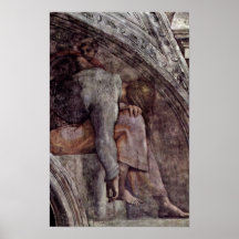 Michelangelo Buonarroti - Ancestor of Christ Posters