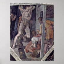 Michelangelo Buonarroti - Crucifixion of Hamam Posters