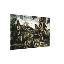 Michelangelo Buonarroti - Resurrection of dead Gallery Wrap Canvas