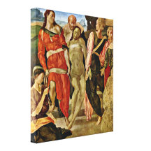 Michelangelo Buonarroti - The Entombment Stretched Canvas Print